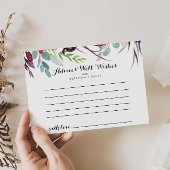 Carte de conseil de Mariage de luxe Whimsical Boho