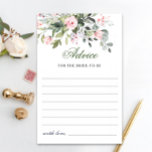 Carte de conseil écologique Eucalyptus Aquarelle<br><div class="desc">Carte conseil Eucalyptus Aquarelle verte. Personnalisez avec la mariée le nom et la date de la douche. Pour plus de personnalisation,  cliquez sur le lien "customiser plus loin". Si vous avez besoin d'aide,  contactez-moi s'il vous plaît.</div>