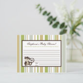 Carte de conseil écrit Monkey Time Zoo Animal (Debout devant)
