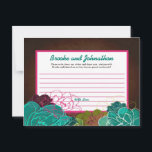 Carte de conseil écrit Neon Spring Floral Flower B<br><div class="desc">Ces adorables cartes de conseil écrites sont un complément parfait à tout baby shower ou fête d'anniversaire. Il vous suffit de remettre ces cartes à vos invités, ainsi que des stylos Sharpie à pointe fine. Vos invités peuvent alors noter tous les conseils qu'ils ont pour la nouvelle maman d'être ou...</div>