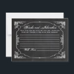 Carte de conseil écrit Vintage Chalkboard moderne<br><div class="desc">Ces adorables cartes de conseil écrites sont un complément parfait à tout baby shower ou fête d'anniversaire. Il vous suffit de remettre ces cartes à vos invités, ainsi que des stylos Sharpie à pointe fine. Vos invités peuvent alors noter tous les conseils qu'ils ont pour la nouvelle maman d'être ou...</div>