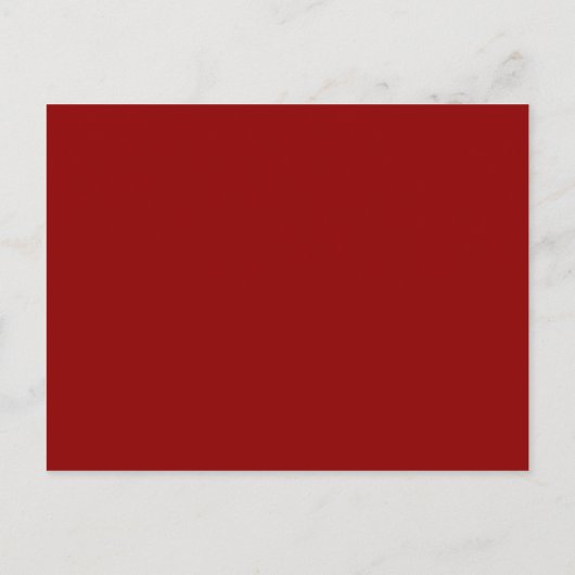 Carte de conseil écrite Raspberry Crimson Red Orna (Dos)