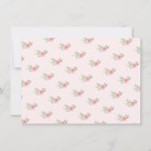 Carte de conseil en Fête des mariées Tea Party (Dos)