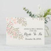 carte de conseil et de bien-être pour la douche de (Debout devant)