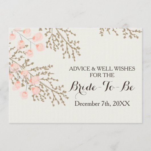 carte de conseil et de bien-être pour la douche de (Devant)