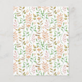 Carte de conseil et de souhaits Citrouille d'autom (Dos)