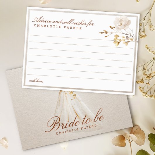 Carte de conseil et de souhaits de Fête des mariée