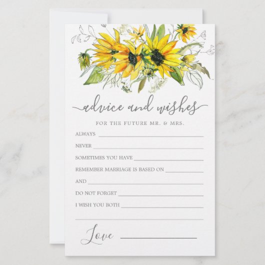 Carte de conseil et de souhaits de fleurs de tourn (Devant)