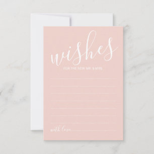 Carte de conseil et de souhaits Mariage de script