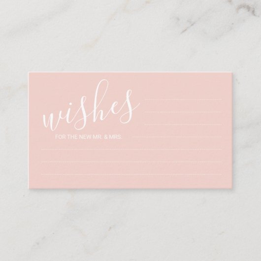 Carte de conseil et de souhaits Mariage de script (Devant)
