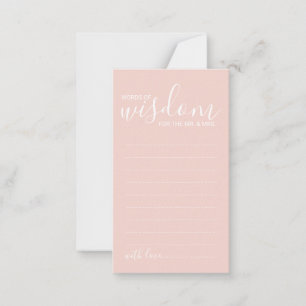 Carte de conseil et de souhaits Mariage de script