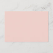 Carte de conseil et de souhaits Mariage de script (Dos)