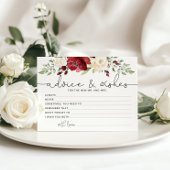 Carte de conseil et de voeux pour la mariée de Bou