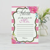 Carte de conseil Fête des mariées Brunch (Debout devant)