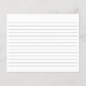 Carte de conseil Fête des mariées - Thé de fête (Dos)