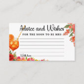 Carte de conseil Love at First Spritz | Fête des m (Devant)