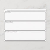 Carte de conseil mariage (Devant)