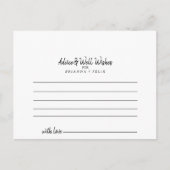 Carte de conseil mariage (Devant)