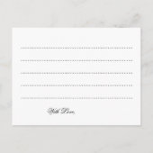 Carte de conseil mariage Bleu étincelant (Dos)