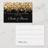 Carte de conseil Mariage de mariée et de chambre G (Devant / Derrière)