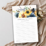 Carte de conseil Mariage Floral de la Marine Jaune<br><div class="desc">Jaune Collection de thème de couleur florale de tournesols de la marine.- c'est un script élégant aquarelle Illustration de jaune floral de tournesol de la marine Parfait pour votre Mariage campagnard d'automne rustique et des fêtes. Il est très facile de customiser, avec vos données personnelles. Si vous avez besoin d'un...</div>