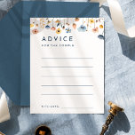 Carte de conseil Mariage floral gras<br><div class="desc">Voici notre audacieuse carte conseil Mariage florale design, une célébration moderne de l'art de la nature, avec des arrangements colorés d'aquarelle florale dans de belles teintes de rose rousse, bleu marine et poussiéreux, pêche, et jaune avec douce végétation eucalyptus magnifiquement mis contre une toile blanche immaculée avec typographie minimaliste bleu...</div>