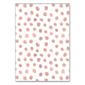 Carte de conseil Mariage Gold Love Rose moderne (Dos)