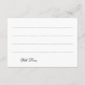 Carte de conseil mariage Pink Hollywood Glam (Dos)