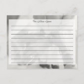 Carte de conseil nuptiale (Dos)
