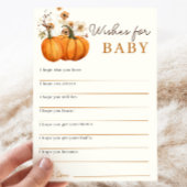 Carte de conseil pour Baby shower de bébé Voeux ci