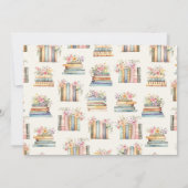 Carte de conseil pour bébé thème du livre (Dos)