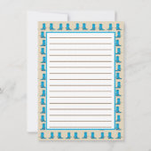 Carte de conseil pour la révélation de genre de la (Dos)