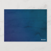 Carte de conseil pour le Baby shower de baleine (Dos)