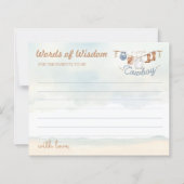 Carte de conseil pour le Baby shower occidental Li (Devant)