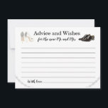 Carte de conseil pour les mariages<br><div class="desc">Le mariage souhaite bien des souhaits Mariage carte conseil chaussures talon haut chaussures homme</div>