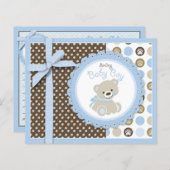 Carte de conseil pour l'ours en peluche (Devant / Derrière)