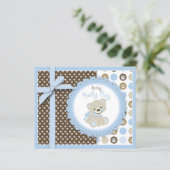 Carte de conseil pour l'ours en peluche (Debout devant)