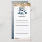 Carte de conseil pour Maman-To-Be | Baby shower ga (Devant / Derrière)