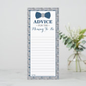 Carte de conseil pour Maman-To-Be, Petit Baby show (Debout devant)