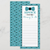 Carte de conseil pour Maman-To-Be, Petit Baby show (Devant / Derrière)