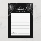 Carte de conseil pour Mariage classique gothique n (Devant)