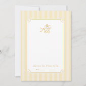 Carte de conseil pour poussette de bébé mignonne P (Devant)