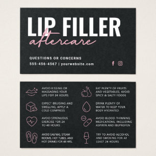 Carte de conseil pour soins postérieurs Premium Bl