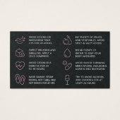 Carte de conseil pour soins postérieurs Premium Bl (Dos)