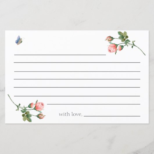 Carte de conseil rose vif (Dos)