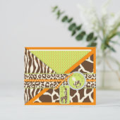 Carte de conseil Safari Boy Orange (Debout devant)