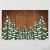 Carte de conseil sur le Mariage campagnard de bois (Dos)