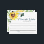Carte de conseil sur le tournesol d'été<br><div class="desc">La carte de conseil Summer Sunflower offre un rendu aquarellé de tournesols surdimensionnés, accentués par la verdure et les botaniques rustiques. Un design merveilleux qui peut être utilisé toute l'année. Customisez le libellé pour convenir à votre événement, et même changer le style de police et les couleurs si vous le...</div>