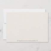 Carte de conseil transport ivoire bleu En vichy (Dos)