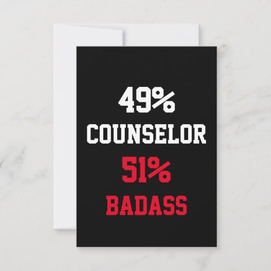 Carte de Conseiller Badass (Devant)